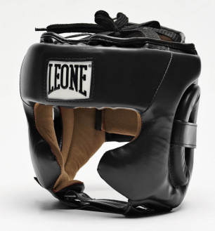 Боксерский шлем Leone Training Black M