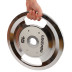 ББлини диски сталеві 2 Handle металева втулка LiveUp LP8338-15 ø51мм 15кг сірий