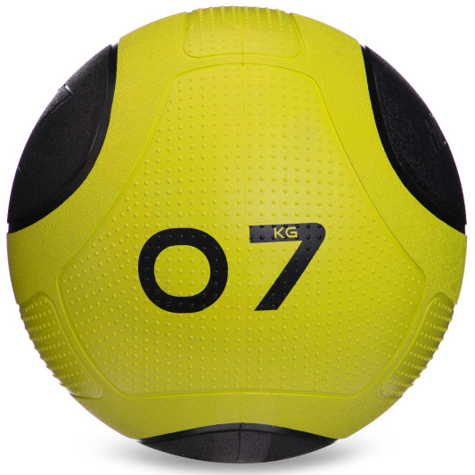Мяч медицинский медбол Medicine Ball FI-2620-7 7 кг зеленый-черный