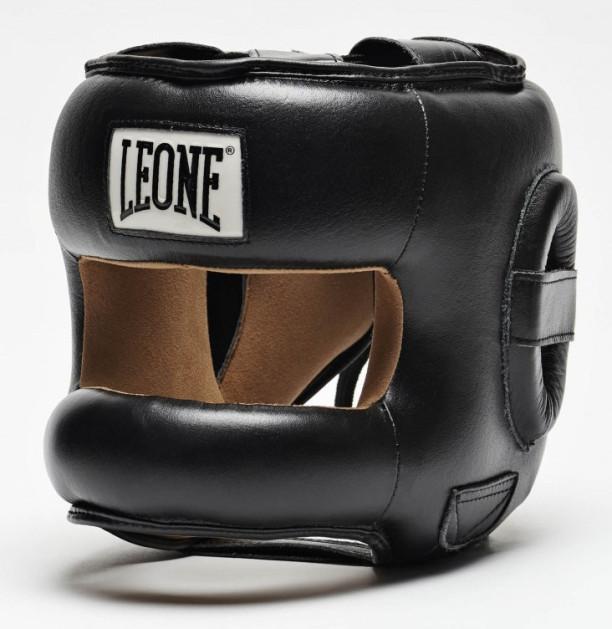Боксерский шлем с бампером Leone Protection