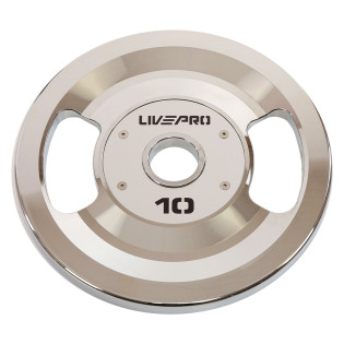 ББлини диски сталеві 2 Handle металева втулка LiveUp LP8338-10 ø51мм 10кг сірий