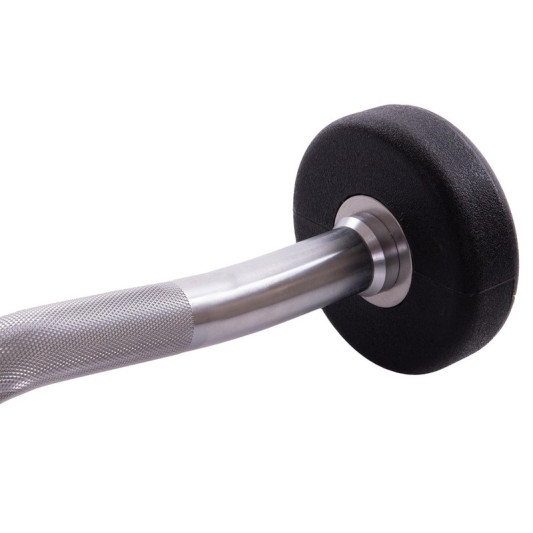 Набор штанг фиксированных изогнутых полиуретановых Urethane Barbell 10 кг, 20 кг, 30 кг, 40 кг