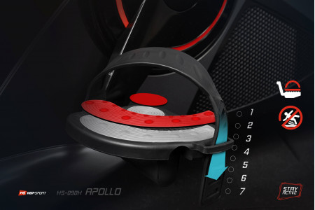 Велотренажер Hop-Sport HS-090H Apollo красный iConsole+ Мат