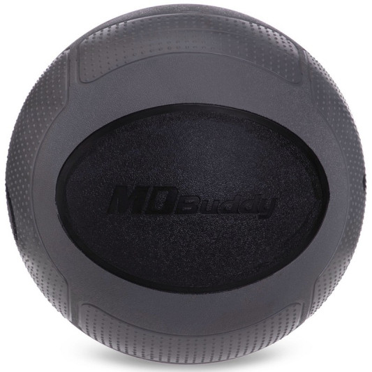 Мяч медбол для кроссфита FI-2620-10 10 кг серый-черный