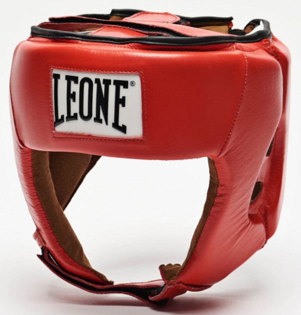 Боксерский шлем для соревнований Leone Contest Red L
