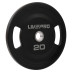 Блини диски поліуретанові 2 Handle металева втулка LiveUp LP8337-20 ø51мм 20кг чорний