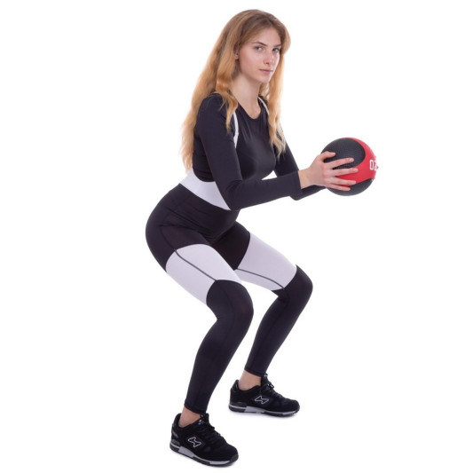 М'яч-медбол для кросфіту Medicine Ball FI-2824-2 2 кг чорний