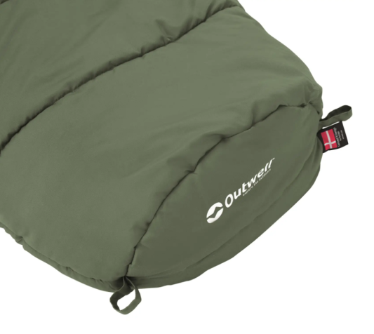 Спальний мішок Outwell Pine/+2°C Olive Green Left