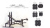Лава Iron Body 7858 + 4 грифа + 115 кг дисків композитних