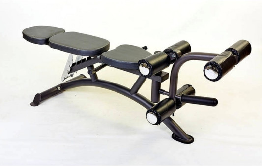 Лава Iron Body 7858 + 4 грифа + 115 кг дисків композитних