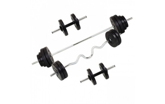 Лава Iron Body 7858 + 4 грифа + 115 кг дисків композитних