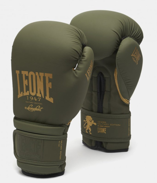 Боксерські рукавиці Leone Mono Military 14 ун