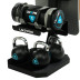 Стеллаж модульный для инвентаря кроссфит STORAGE RACK LiveUp LP8875 55x60x180 см черный