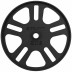 Млинці диски сталеві для станової тяги Deadlift Pulling Weight Plates Zelart TA-6992-20 20кг чорний