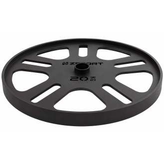 Блины диски стальные для становой тяги Deadlift Pulling Weight Plates Zelart TA-6992-20 20кг черный