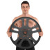 Млинці диски сталеві для станової тяги Deadlift Pulling Weight Plates Zelart TA-6992-20 20кг чорний