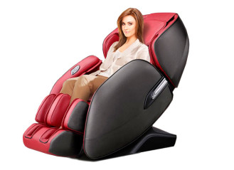 Масажне крісло AlphaSonic II + Braintronics Limited Edition grey-red