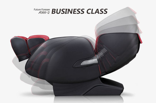 Масажне крісло AlphaSonic II + Braintronics Limited Edition grey-red