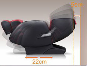 Масажне крісло AlphaSonic II + Braintronics Limited Edition grey-red