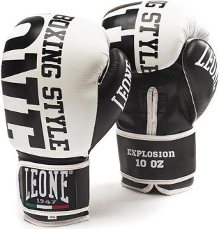 Боксерские перчатки Leone Explosion White 10 ун