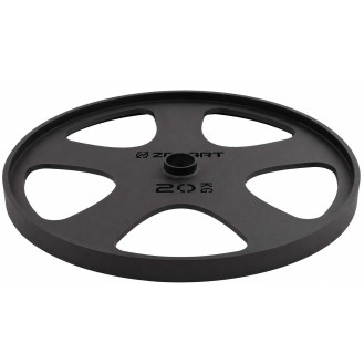 Блины диски стальные для становой тяги Deadlift Pulling Weight Plates Zelart TA-6961-20 20кг черный