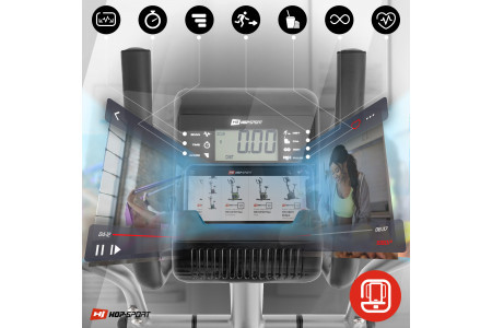 Орбитрек Hop-Sport HS-2050C Cosmo магнитный серый/серебристый