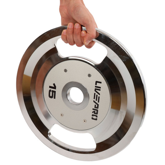 Диски сталеві 2 Handle LiveUp LP8338 ø51мм 2,5-5-10-15-20-25 кг