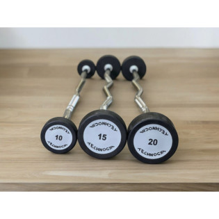 Набір вигнутих фіксованих штанг крок 10 вага 150 кг Technogym TGW-10-50