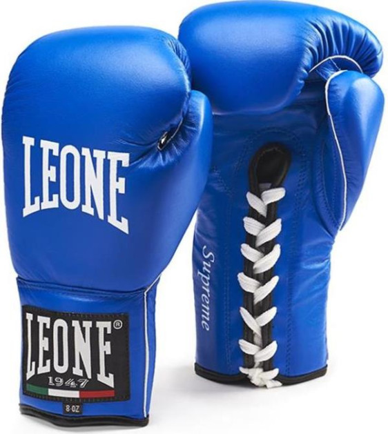 Боксерські рукавиці Leone Supreme Blue 8 ун