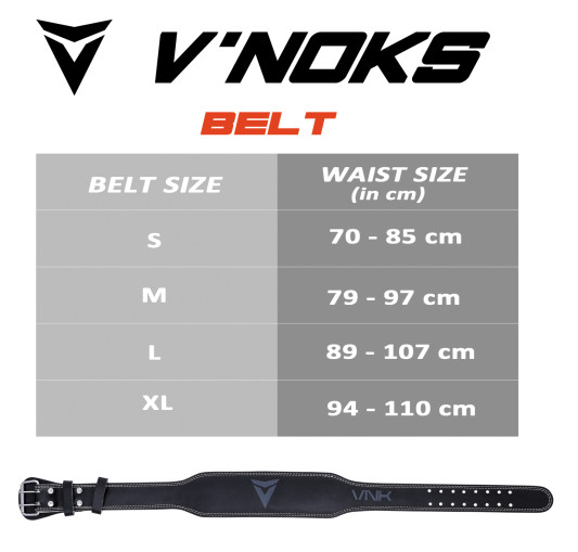 Пояс для важкої атлетики VNK Leather XL
