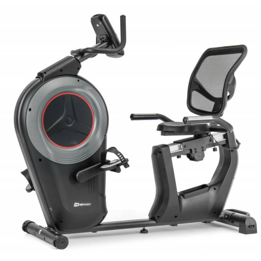 Горизонтальний велотренажер Hop-Sport HS-100L Edge чорний iConsole+ мат