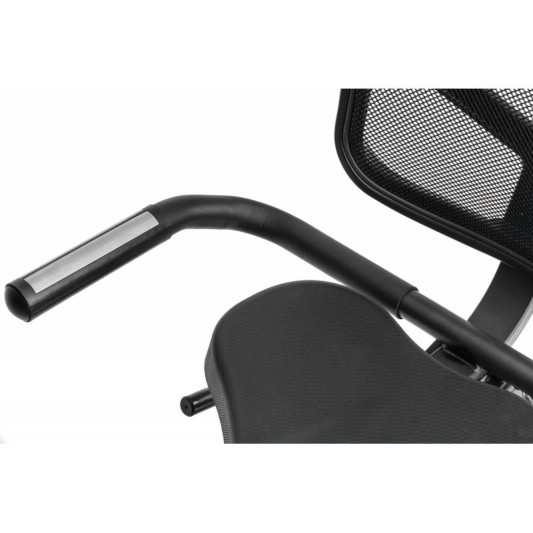 Горизонтальний велотренажер Hop-Sport HS-100L Edge чорний iConsole+ мат