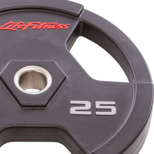 Диски полиуретановые Life Fitness 51 мм 2.5-5-10-15-20-25 кг