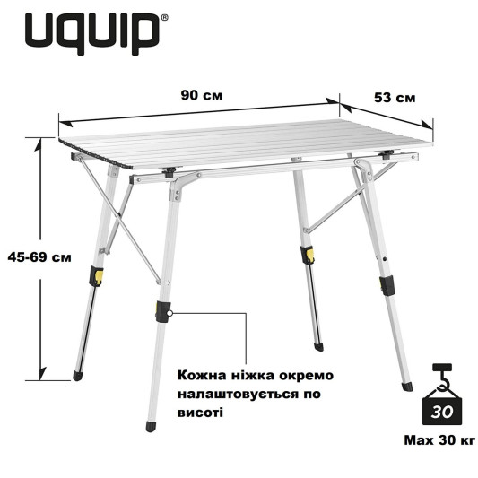 Стіл Uquip Variety M Grey