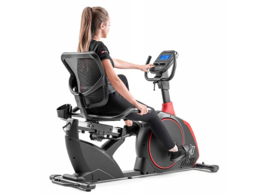 Горизонтальний велотренажер Hop-Sport HS-095L Scale чорний + мат