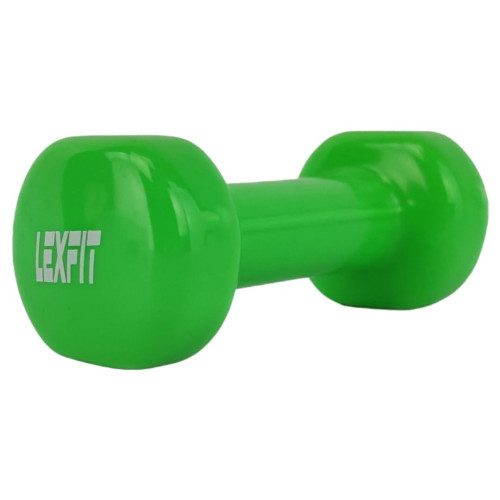 Гантель LEXFIT виниловые 1 кг LKDB-504A