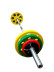 Диск олімпійський гумовий Generation Fitness RCP19-15 15 кг