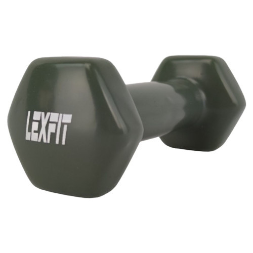 Гантель LEXFIT виниловые 1 кг LKDB-505-1