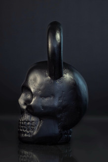 Гиря Череп black 16 кг