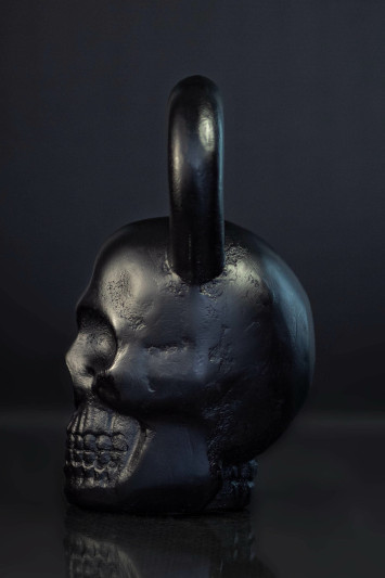 Гиря Череп black 16 кг