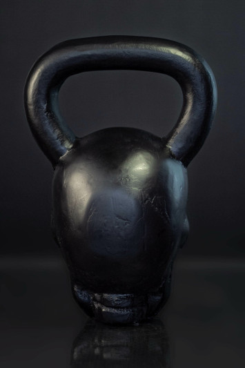 Гиря Череп black 16 кг