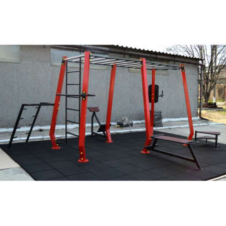 Станция Workout для уличных площадок 01