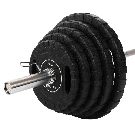 Диски полиуретановые Zelart TA-3438 51 мм 5-10-15-20-25 кг