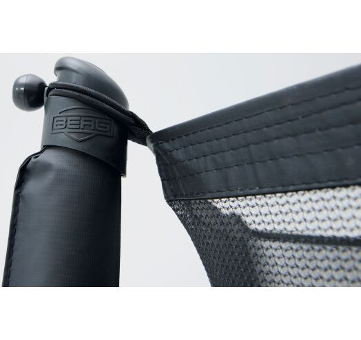 Батут BERG Favorit Grey 14FT 430 + защитная сетка Safety Net Comfort