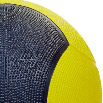 Медбол для тренувань Medicine Ball FI-5121-6 6 кг жовтий-чорний