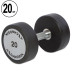 Гантель цельная профессиональная TECHNOGYM (1 шт) TG-1834-20 20 кг (полиуретановое покрытие, вес 20 кг)