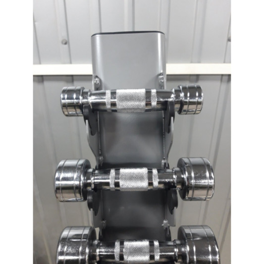 Елочка-Гантельный ряд + стойка от 1 до 10 кг Fitnessport D-06/2