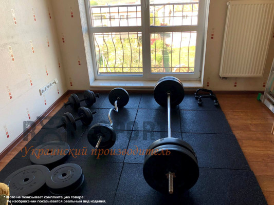 Наборная штанга 125 кг + W гриф RN-Sport. Перчатки в подарок!