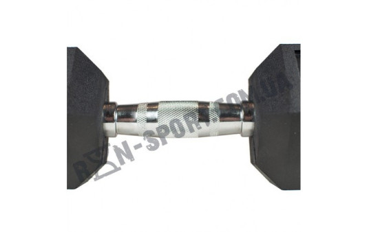 Гантели шестигранные Rubber Hexagon Dumbbell. Цена за 1 кг