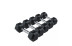 Гантели шестигранные Rubber Hexagon Dumbbell. Цена за 1 кг